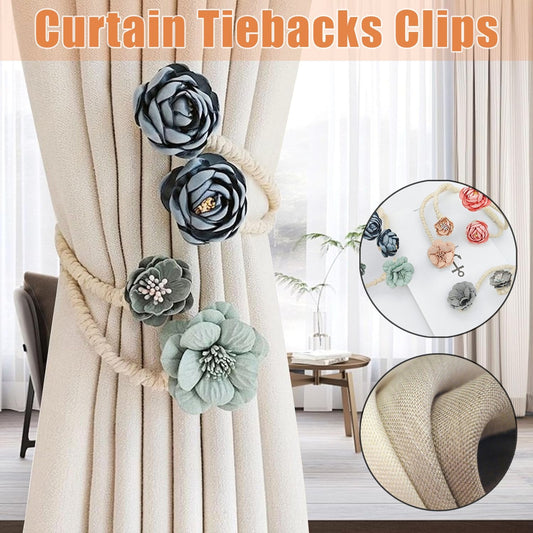 🌸Curtain Tiebacks Clips