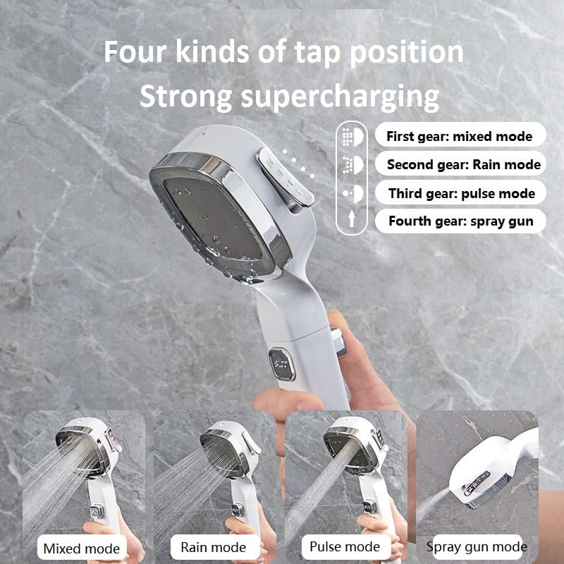 New Multi-functional High Pressure Shower Head