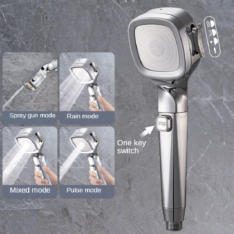 New Multi-functional High Pressure Shower Head
